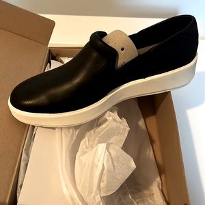 Clarks platform loafer